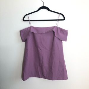 ⭐️ ASOS Off the Shoulder purple top